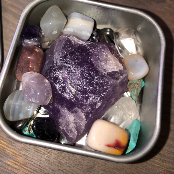 Accessories - EMOTIONAL SUPPORT PURSE TIN W CRYSTALS